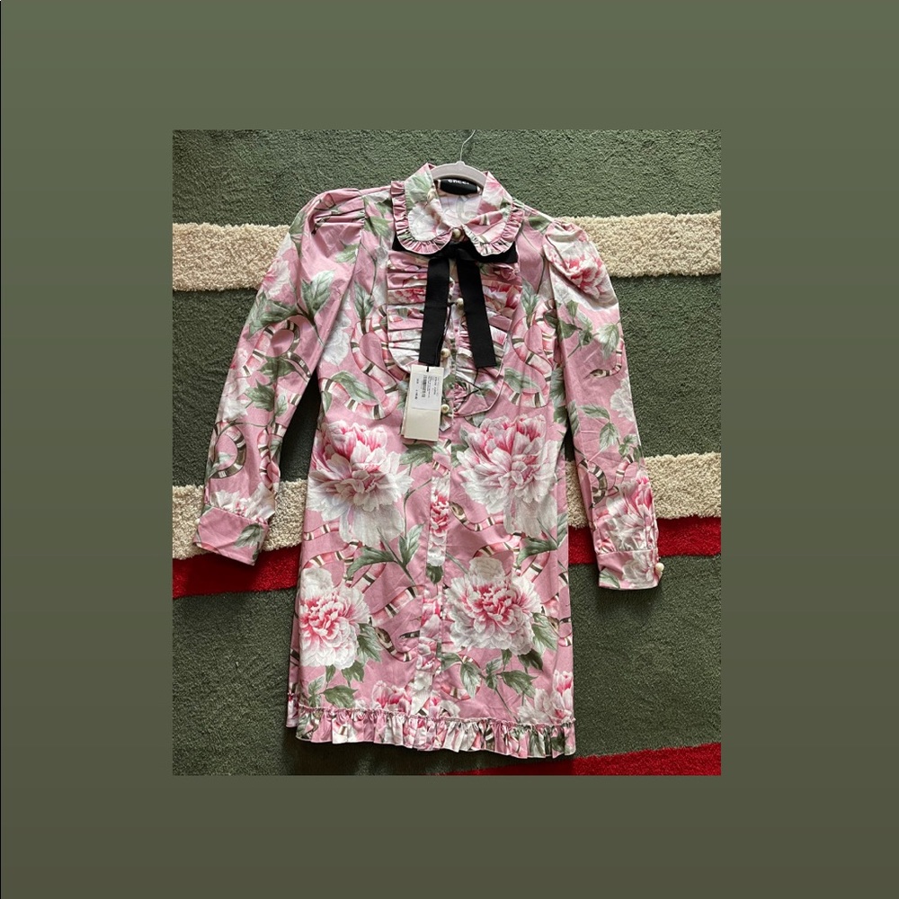 Gucci Pink Print Dress